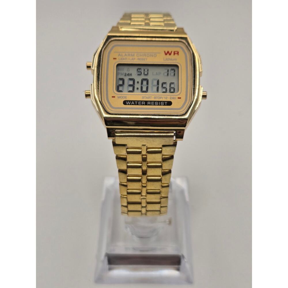 Gold tone digital watch - Picture 2 of 5